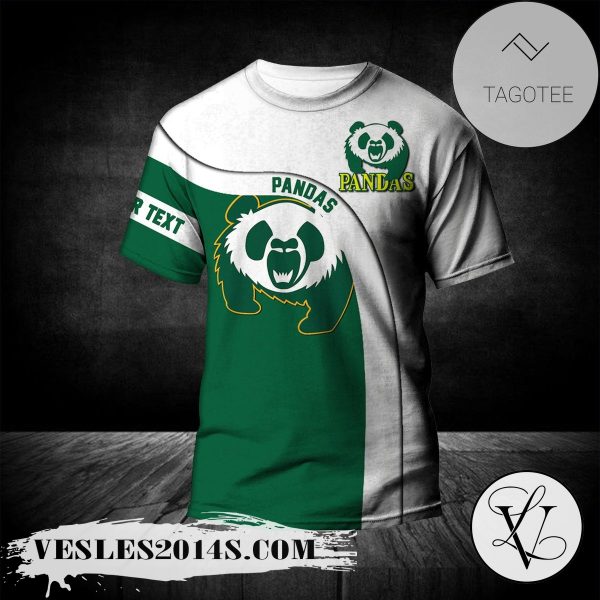 Alberta Pandas T-shirt Curve Personalized Custom Text  – CA CIS