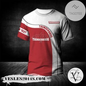 Algoma Thunderbirds T-shirt Curve Personalized Custom Text  – CA CIS