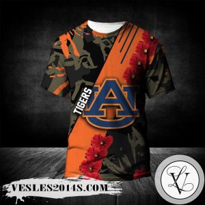 Auburn Tigers All Over Print T-Shirt Sport Style Keep Go on – NCAA