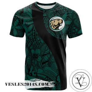 Bemidji State Beavers All Over Print T-Shirt Polynesian  – NCAA