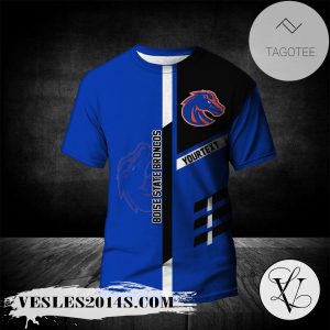 Boise State Broncos Personalized Custom Text All Over Print T-shirt  – NCAA