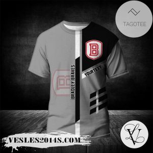 Bradley Braves Personalized Custom Text All Over Print T-shirt  – NCAA