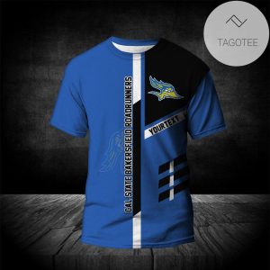 Cal State Bakersfield Roadrunners Personalized Custom Text All Over Print T-shirt  – NCAA