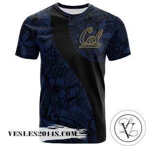 California Golden Bears All Over Print T-Shirt Polynesian  – NCAA