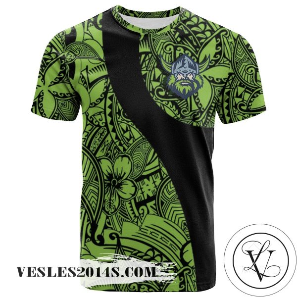 Canberra Raiders All Over Print T-shirt Polynesian   – NRL