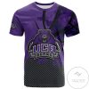 Central Arkansas Bears All Over Print T-shirt Men’s Basketball Net Grunge Pattern – NCAA