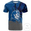 Central Connecticut Blue Devils All Over Print T-shirt Men’s Basketball Net Grunge Pattern – NCAA