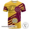 Central Michigan Chippewas All Over Print T-shirt Sport Style Logo   – NCAA