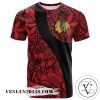 Chicago Blackhawks All Over Print T-shirt Polynesian   – NHL