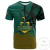 Clarkson Golden Knights All Over Print T-shirt Men’s Basketball Net Grunge Pattern – NCAA