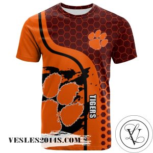 Clemson Tigers All Over Print T-shirt My Team Sport Style – NCAA