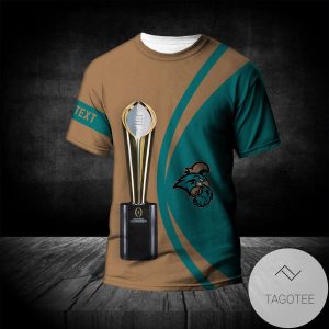 Coastal Carolina Chanticleers All Over Print T-shirt 2022 National Champions Legendary – NCAA