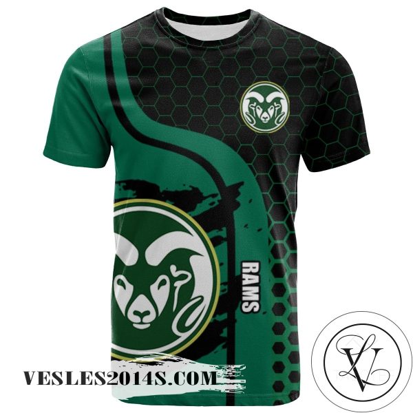 Colorado State Rams All Over Print T-shirt My Team Sport Style – NCAA