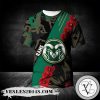 Colorado State Rams All Over Print T-shirt Sport Style Keep Go On  – NCAA