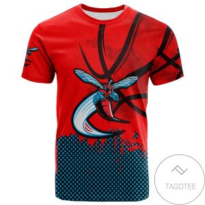 Delaware State Hornets All Over Print T-shirt Men’s Basketball Net Grunge Pattern – NCAA