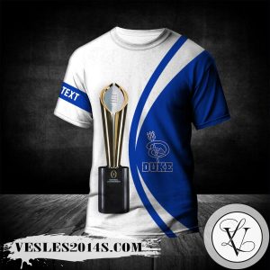 Duke Blue Devils All Over Print T-shirt 2022 National Champions Legendary – NCAA