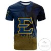 East Tennessee State Buccaneers All Over Print T-shirt Men’s Basketball Net Grunge Pattern – NCAA