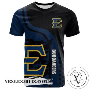 East Tennessee State Buccaneers All Over Print T-shirt My Team Sport Style – NCAA