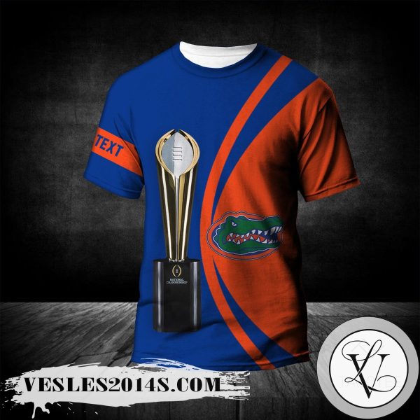 Florida Gators All Over Print T-shirt 2022 National Champions Legendary – NCAA