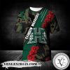 Hawaii Rainbow Warriors All Over Print T-shirt Sport Style Keep Go On  – NCAA