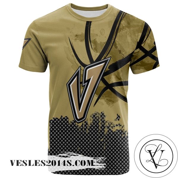 Idaho Vandals All Over Print T-shirt Men’s Basketball Net Grunge Pattern – NCAA