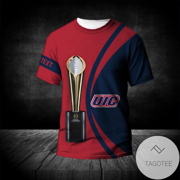 Illinois-Chicago Flames All Over Print T-shirt 2022 National Champions Legendary – NCAA