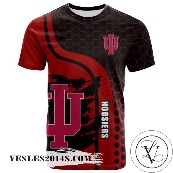 Indiana Hoosiers All Over Print T-shirt My Team Sport Style – NCAA