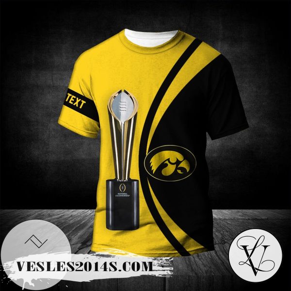 Iowa Hawkeyes All Over Print T-shirt 2022 National Champions Legendary – NCAA