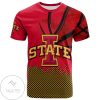 Iowa State Cyclones All Over Print T-shirt Men’s Basketball Net Grunge Pattern – NCAA