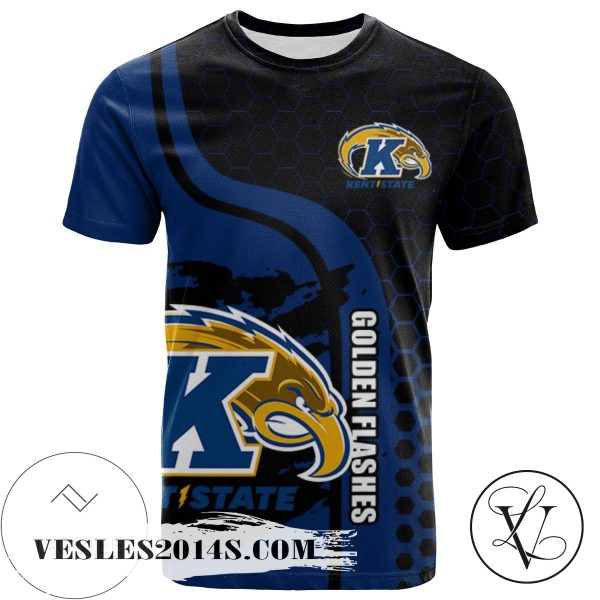 Kent State Golden Flashes All Over Print T-shirt My Team Sport Style – NCAA