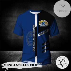 Kent State Golden Flashes Personalized Custom Text All Over Print T-shirt  – NCAA