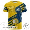 La Salle Explorers All Over Print T-shirt Sport Style Logo   – NCAA