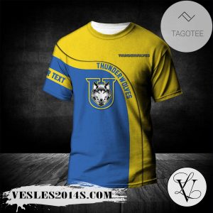 Lakehead Thunderwolves T-shirt Curve Personalized Custom Text  – CA CIS