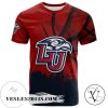 Liberty Flames All Over Print T-shirt Men’s Basketball Net Grunge Pattern – NCAA