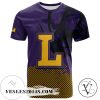 Lipscomb Bisons All Over Print T-shirt Men’s Basketball Net Grunge Pattern – NCAA