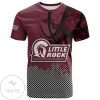 Little Rock Trojans All Over Print T-shirt Men’s Basketball Net Grunge Pattern – NCAA