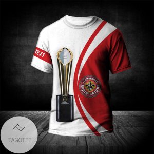 Louisiana Ragin Cajuns All Over Print T-shirt 2022 National Champions Legendary – NCAA