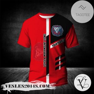 Loyola Marymount Lions Personalized Custom Text All Over Print T-shirt  – NCAA