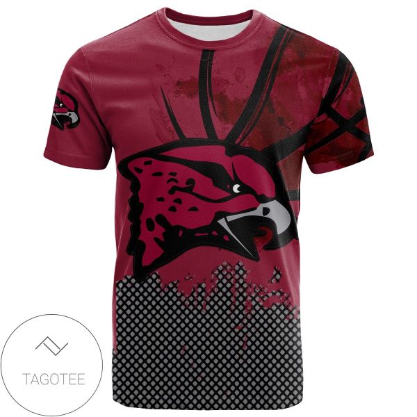 Maryland Eastern Shore Hawks All Over Print T-shirt Men’s Basketball Net Grunge Pattern – NCAA