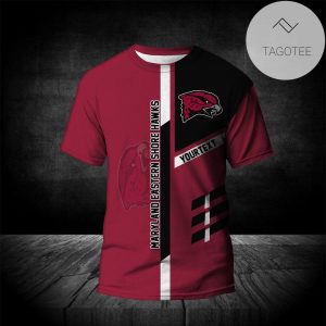 Maryland Eastern Shore Hawks Personalized Custom Text All Over Print T-shirt  – NCAA