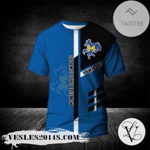 McNeese State Cowboys Personalized Custom Text All Over Print T-shirt  – NCAA