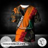 Miami Hurricanes All Over Print T-shirt Sport Style Keep Go on – NCAA