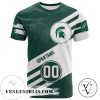 Michigan State Spartans All Over Print T-shirt Sport Style Logo   – NCAA