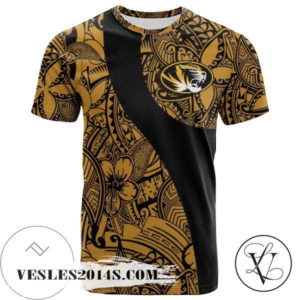 Missouri Tigers All Over Print T-shirt Polynesian   – NCAA