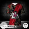 New Mexico State Aggies All Over Print T-shirt Sport Style Keep Go On  – NCAA