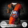 New York Islanders All Over Print T-shirt Sport Style Keep Go on – NHL