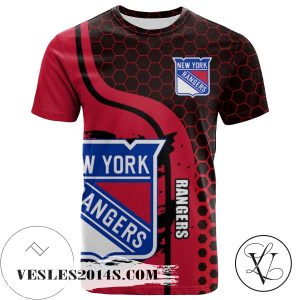 New York Rangers All Over Print T-shirt My Team Sport Style – NHL