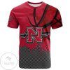 Nicholls Colonels All Over Print T-shirt Men’s Basketball Net Grunge Pattern – NCAA