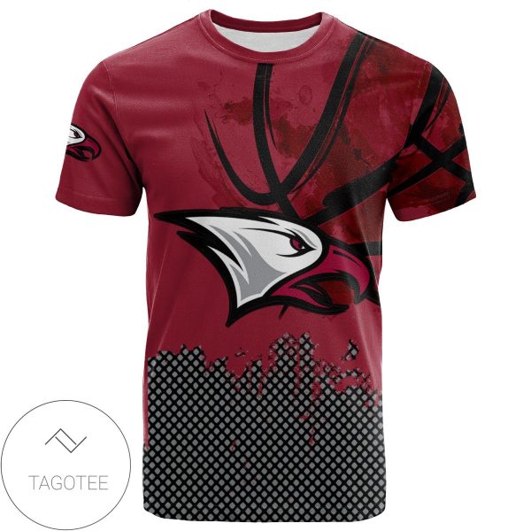 North Carolina Central Eagles All Over Print T-shirt Men’s Basketball Net Grunge Pattern – NCAA