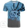 North Carolina Tar Heels All Over Print T-shirt Men’s Basketball Net Grunge Pattern – NCAA